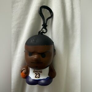 NBA LA Lakers Lebron James Sqeezemate keychain